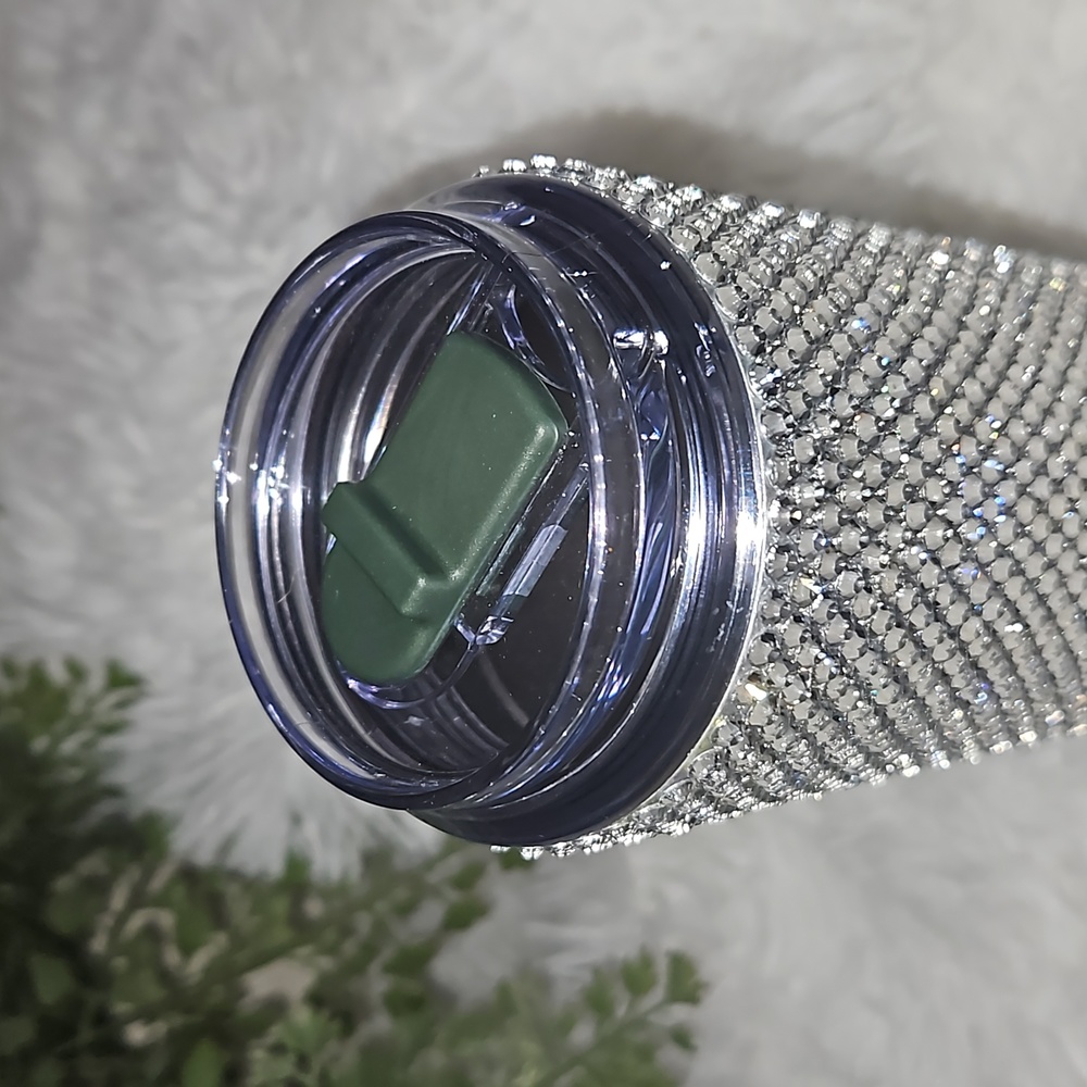 Clear Glass Rhinestone 20oz tumber - Picture 3 of 6